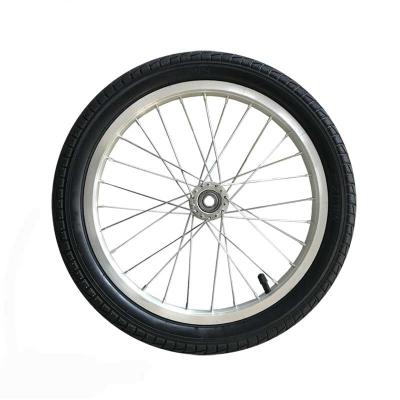 China Machinery Repair Shops 16x1.75 Bicycle Airless Tires PU Foam Flat Freewheel For Bike Trailers for sale