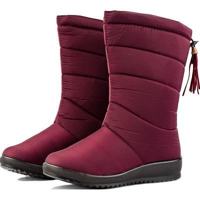 China 9865402 Waterproof Cotton Snow Boots Women's Shoes Ultralight Polyurethane Cotton Shoes Plus Large Size Women's Warm Velvet Snow Boots for sale