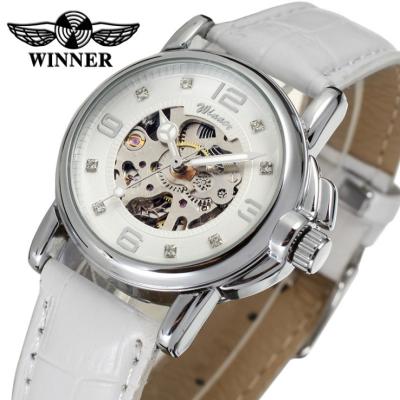 China Brand Winner Date Auto Gifts Women High Quality Ladies Watch Mechanical for sale