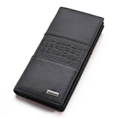 China 2018 Fashionable Long Design Clutch Wallet Fashion Large Capacity Leather Men's Wallet for sale