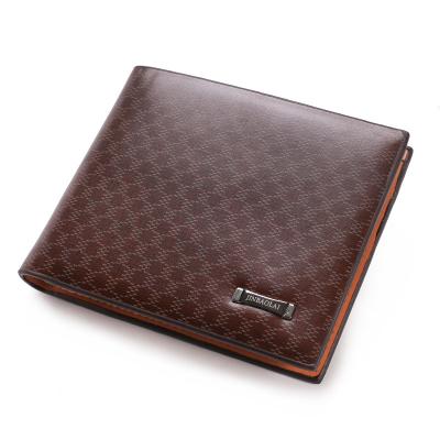 China Wholesale Luxury Brand Men's Wallet Fashionable Small Business Card Holders Short Holders for sale