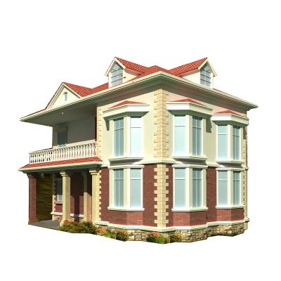 China Knock down Light Steel Villa House structure modular house luxury prefab houses for sale