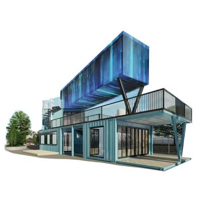 China Philippine luxury prefabricated container ocean view house, ocean view villa, hotel for sale