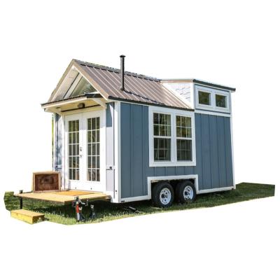 China Small mobile Folding Container House prefabricated house mini house trailer for sale