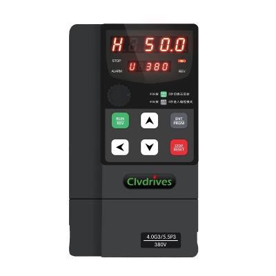 China CLV brand Factory low price VFD LCD Keypad 3 phase 380V 7.5W 10HP AC variable frequency drive inverter for control motor for sale