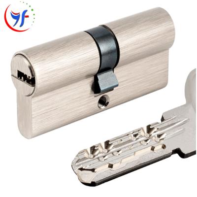 China euro door solid brass cylinder profile security door lock cylinder for sale