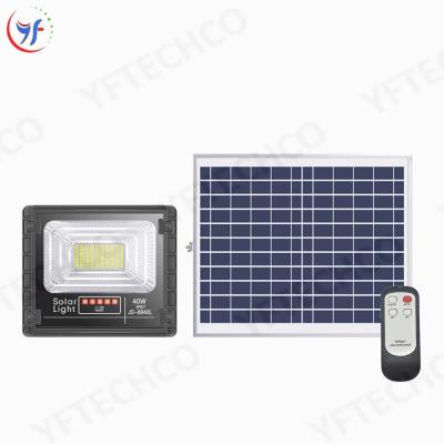 China Garden 500 Lumens 60w Solar Panel Waterproof Security Light 54 Led Solar Flood Light For Garden Garage Lawn for sale