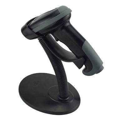 China High Speed ​​Auto-detecting 1D Wired USB Laser Barcode Scanner With Stand 180*69*92mm for sale