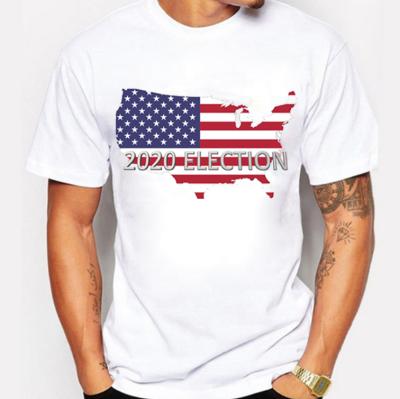 China Wholesale Cheap Anti-Wrinkle USA Men's Polyester Election T-shirt Fabric Election Campaign Shirt for sale