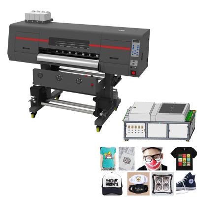 China Garment Shops 2020 New Trend 2PCS Digital T-shirt Printing Machine PET Heat Transfer Vinyl White Ink Printer With Powder Sprayer for sale