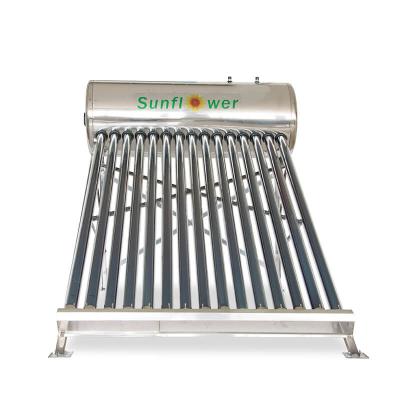 China Best Selling Commercial High Efficiency 150L Vacuum Glass Tube Compact Thermosyphon Solar Water Heater for sale