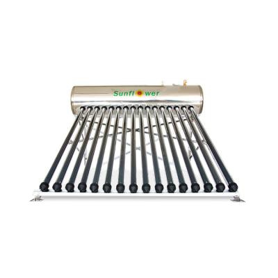 China Hotel SFH180 180L Integrated High Pressure Solar Water Heater Stainless Steel with Heat Pipe CE ISO for Project or Domestic Hot Water for sale