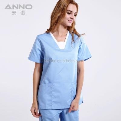 China New Lovely Hospital Nurse Products 100 Cotton Health Care Scrub Suit for sale