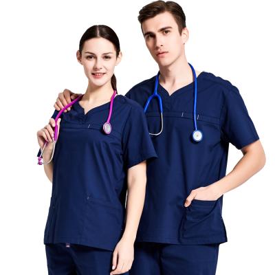 China Comfortable Polyester Cotton Spandex Fabric For Nursing Scrubs for sale