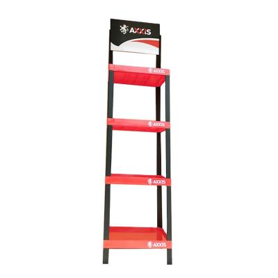 China Single Sided Retail POP Supermarket Store Plastic Display Stands Rack for sale