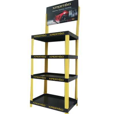 China Portable Eco-friendly Plastic Shelf Display Stand for sale