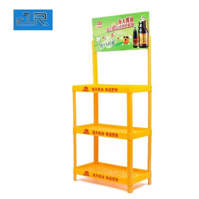 China Eco - Friendly Supermarket Custom Retail Plastic Display Stand for sale