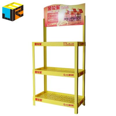 China Eco - Friendly Supermarket Cooking Oil Promotion Display Stand for sale