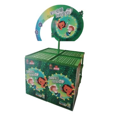 China Customized Recyclable Universal Removable Plastic Promotion Shelves Display Stand for sale