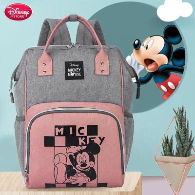 China With USB Disney FAMA Factory Baby Care Mommy Handbag Women Shape Bag Nursing Bag Diaper Backpack for sale