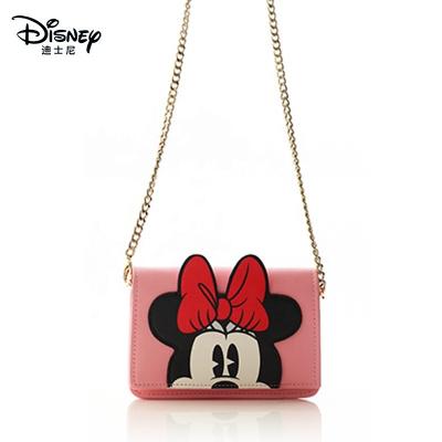 China Durable Genuine Female Cartoon Chain Bag Mobile Phone Shoulder Bag Disney Minnie Cute Cross - Body Bag for sale