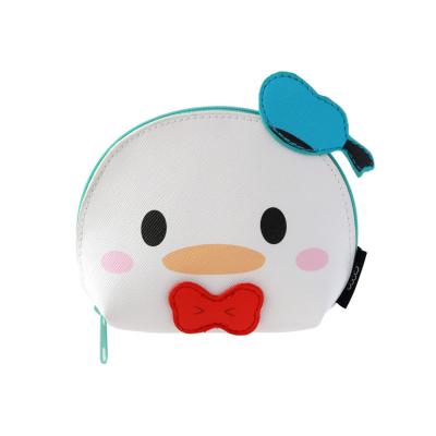 China Disney Tsum Tsum Fashion Genuine Blue Pink Women's Portable Waterproof PU Coin Purse for sale