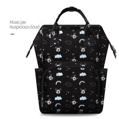 China PP Cartoon Disney Factory Maternity Diaper Handbag USB Insulation Mom Diaper Bag Waterproof for sale