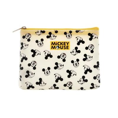 China Genuine Disney Jelly Silicone Portable Waterproof Fashion Makeup Travel Cosmetic Bag for sale