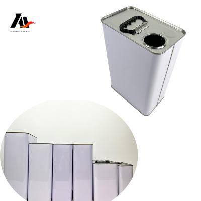 China Newest Style Direct Square Empty Metal Oil Oxidation Resistance Tin Can 500mL/1L/2L/3L/4L Cans For Paint/Coating/Oil/Ink Customized for sale