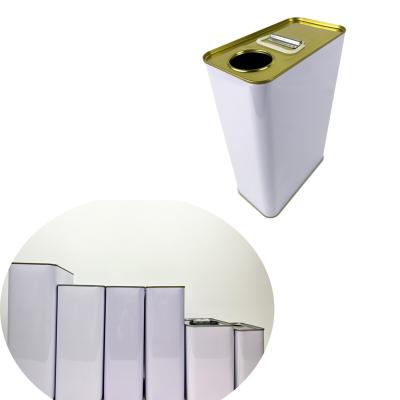 China High Quality Oxidation Resistance Square Metal Tin Container Rectangular Cans 500mL/1L/2L/3L/4L For Paint/Coating/Oil/Ink Customized for sale