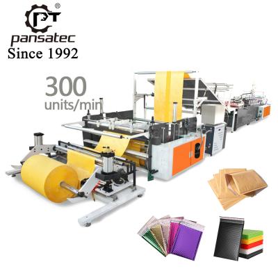 China Automatic Square Bottom Bubble Film Foil Air Bubble Wrap Mailer Bag Making Machine for sale