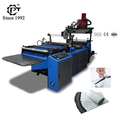 China 2020 New Poly Ad Hotels Express Messenger Bag Side Sealing Bag Making Machine for sale