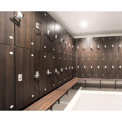 China Hot Selling 6 Door Water Proof Gmart Contract Clothes Cabinet Locker, 12Mm Hot Selling Gym Or School Room Cabinet Hpl Locker for sale