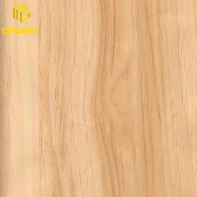 China Self Adhesive Soft Chipboard Linyi Short Cycle Presline Warm Fire Retardant White Stripe Hpl Wood Melamine Resin Treated Papers for sale