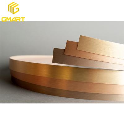 China Edging /Wardrobe Edging Sideboard Table Edge Ash Natural Wood Aluminum Edge Strip Jinan Factories Extrusion Chain Car Pad Seat Decorative Mirror Premium Ash 18mm for sale