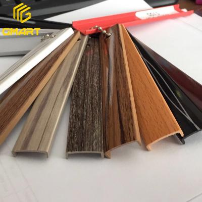 China Jinan Roll Production Price Edging /Table Edging Cabinet Edge Roll Countertops Full Double Pre-Miling Pink 16Mm Soft U-Edge Strips for sale