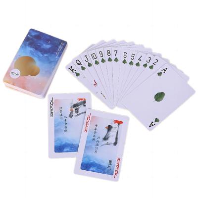 China Paper Good Quality Cheap Price Playing Cards Custom Waterproof Playing Cards With Box for sale