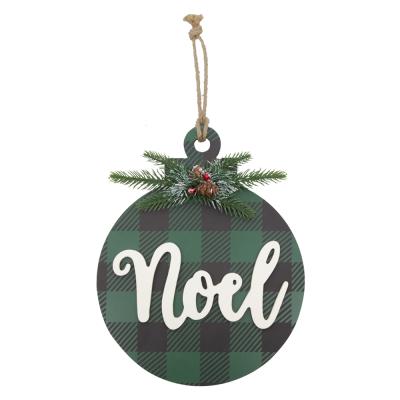 China Eco - Friendly Genuine Goods At A Reasonable Price Hanging Hangings English Christmas Tree Text Decoration for sale