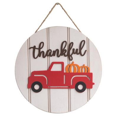 China Eco-Friendly Customizable Color People Art Retro Fall Thanksgiving Home Decoration for sale