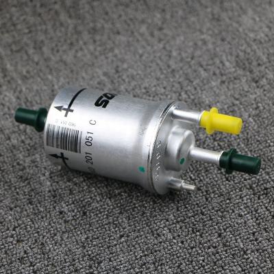 China 6.6 Bar 1K0201051K 6.4 Bar Pressure Regulator Petrol Fuel Filter For VW Golf MK6 Passat B7 Amarok Beetle For Audi A1 A3 S3 TT Original Size for sale