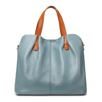 China 2019 Fashion Fashion Soft Leather Bag Fixed Large Capacity Tote Bag Real Cowhide Leather Female Handbag for sale