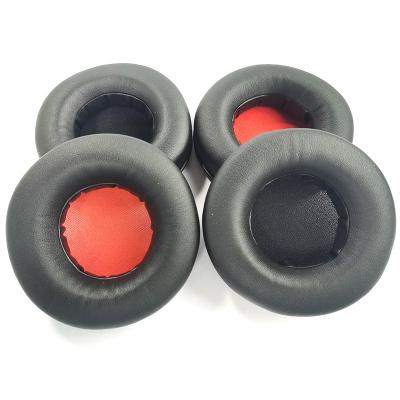 China Replace For Original Ear Pads Protein Leather Black Red Mesh Material Earpads Replacement Ear Pads For Razer Kraken Pro E-sports V2 Headphones for sale