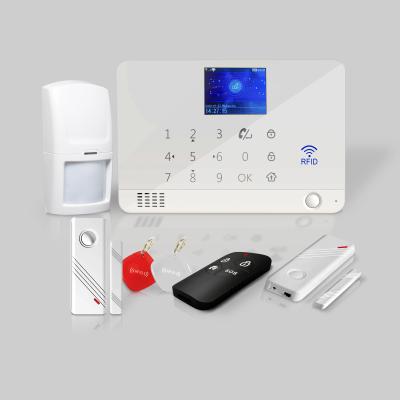 China SmartLife Home Wifi GSM Anti Theft Alarm Remote Control Security System with Camera, Detection Sensors and Outdoor Siren, TuYa APP Control for sale