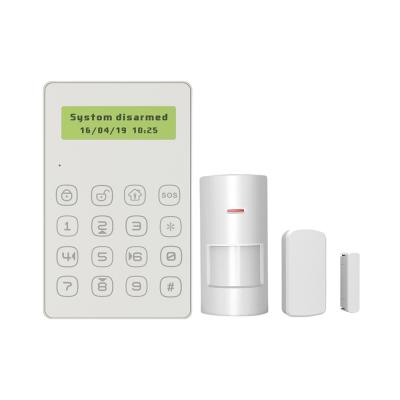 China RF 433MHz Wireless Keypad for Home Alarm System Home Alarm System Support RFID Card Alarms Doorbell Password Wireless Keypad JP-08C tuya for sale