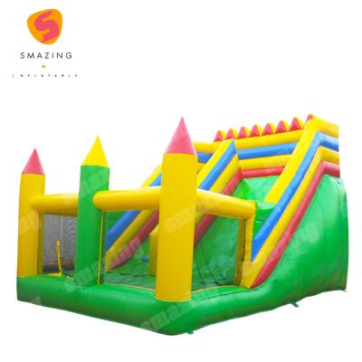 China Custom commercial PVC factory size 0.55mm adult and inflatable kids inflatable slide weter slide inflatable slide on sale for sale