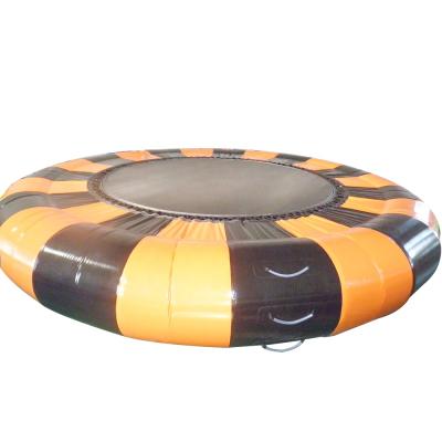 China Water Entertainment Water Sea Leisure Inflatable Floating Games Inflatable Floating Trampoline For Sale for sale