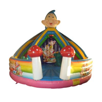 China Outdoor Custom Inflatable Slide Commercial Clown Entertainment Jumping Castle Bounce House On Sale for sale