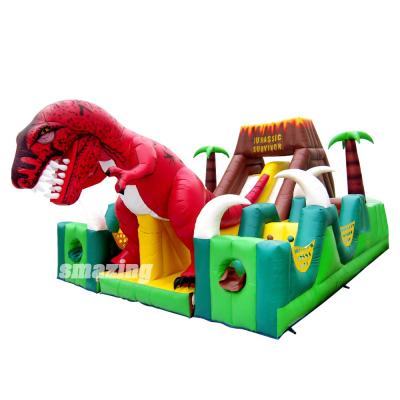 China Event Park Inflatable Bouncer / Outdoor / Indoor Games Outdoor Inflatable Jurassic Dinosaur for sale