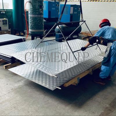 China energy saving fiber laser welding pillow plate heat exchanger used for condenser and refrigerator for sale