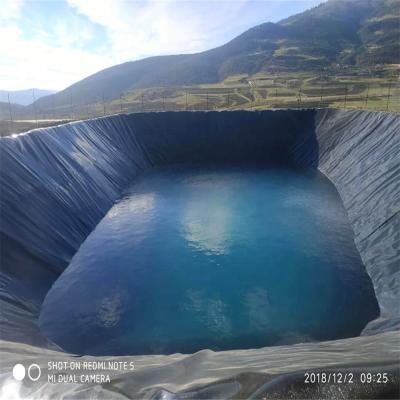 China Plastic Polyethylene 500 Micron 750 Micron HDPE Geomembrane Pond Liner Reservoir Liner for sale